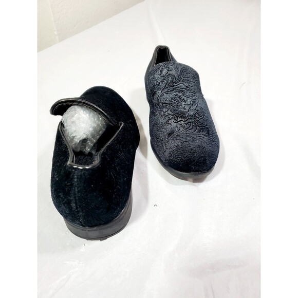 Embossed Slipon Damask Loafer Calypso Loafer Shoes Youth Size 12M Black #466157 - Picture 8 of 11